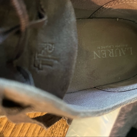 Lauren Grey Velvet Sneakers - Picture 5 of 10